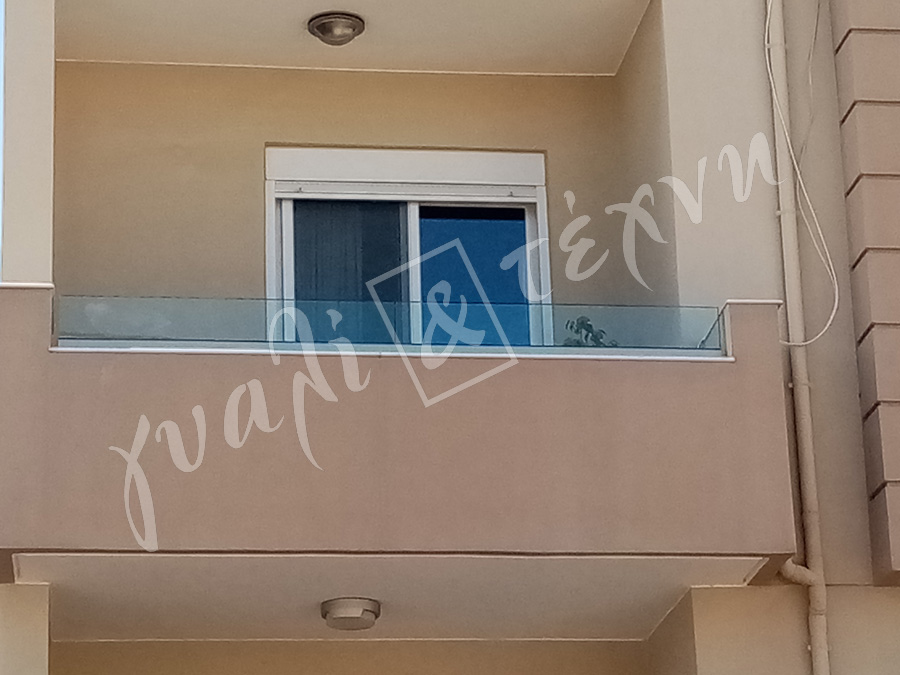 ΓΥΑΛΙΝΑ ΚΑΓΚΕΛΑ Γυάλινα κάγκελα,Χανιά,Κρήτη Ελλάδα,Γυάλινο κάγκελο στηθαία..