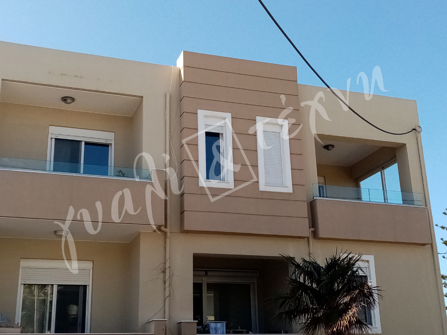 ΓΥΑΛΙΝΑ ΚΑΓΚΕΛΑ Γυάλινα κάγκελα,Χανιά,Κρήτη Ελλάδα,Γυάλινο κάγκελο στηθαία..