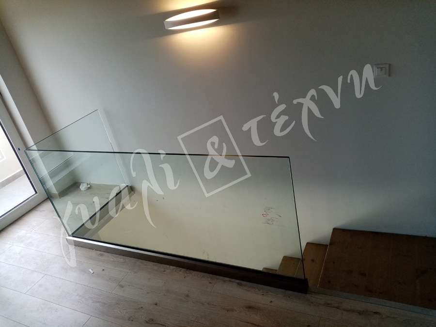 ΓΥΑΛΙΝΑ ΚΑΓΚΕΛΑ Γυάλινα κάγκελα,Χανιά,Κρήτη Ελλάδα,Γυάλινο κάγκελο στηθαία..