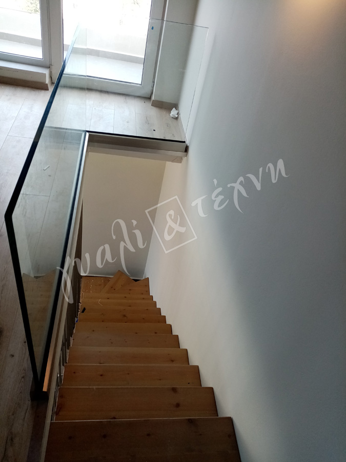 ΓΥΑΛΙΝΑ ΚΑΓΚΕΛΑ Γυάλινα κάγκελα,Χανιά,Κρήτη Ελλάδα,Γυάλινο κάγκελο στηθαία..