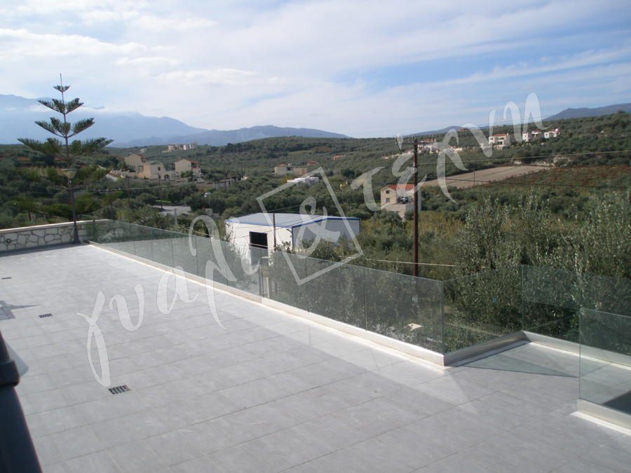 ΓΥΑΛΙΝΑ ΚΑΓΚΕΛΑ Γυάλινα κάγκελα,Χανιά,Κρήτη Ελλάδα,Γυάλινο κάγκελο στηθαία..