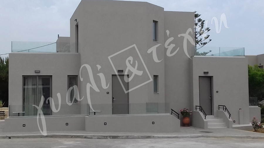 ΓΥΑΛΙΝΑ ΚΑΓΚΕΛΑ Γυάλινα κάγκελα,Χανιά,Κρήτη Ελλάδα,Γυάλινο κάγκελο στηθαία..