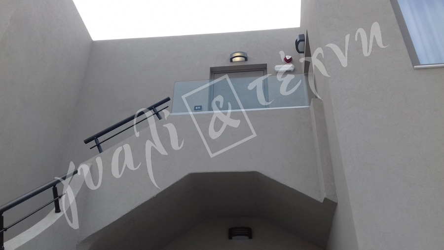 ΓΥΑΛΙΝΑ ΚΑΓΚΕΛΑ Γυάλινα κάγκελα,Χανιά,Κρήτη Ελλάδα,Γυάλινο κάγκελο στηθαία..