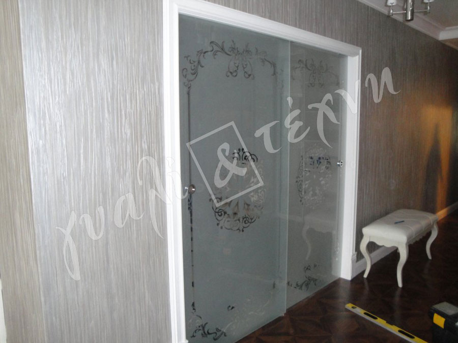 ΓΥΑΛΙΝΕΣ ΠΟΡΤΕΣ Γυαλινες πορτες Τιμες γυάλινες ανοιγόμενες πόρτες Γυάλινες